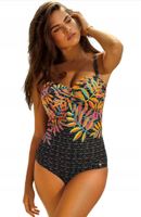 Strój kąpielowy damski jednoczęściowy zdobiony kobiecy Self R.40F