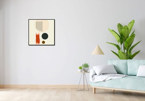 Plakat 60x60cm Symetryczna Struna na Arena.pl