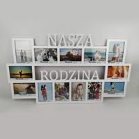 Multirama ramka na zdjęcia z napisem  Nasza Rodzina 13 zdjęć 15x21