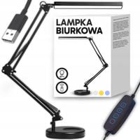 Lampka biurkowa RETOO Lampka biurkowa czarny moc do 40 W