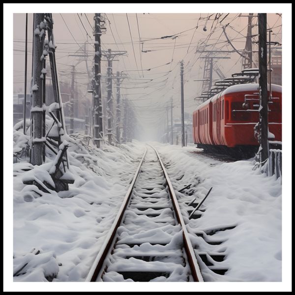 Plakat 80x80cm Podróż po Torach zdjęcie 3