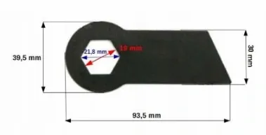 NOŻE DO WERTYKULATORA HECHT 5654 CASTORAMA SPS38 zdjęcie 5
