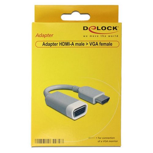 Adapter HDMI do VGA DELOCK 65469 Biały na Arena.pl