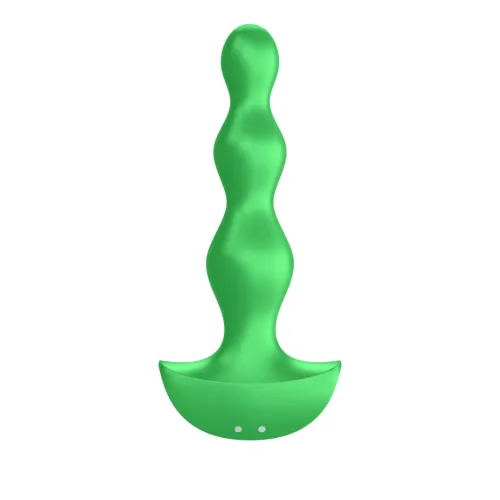 satisfyer lolli plug 2 green - wibrująca wtyczka silikonowa, 12 trybow na Arena.pl