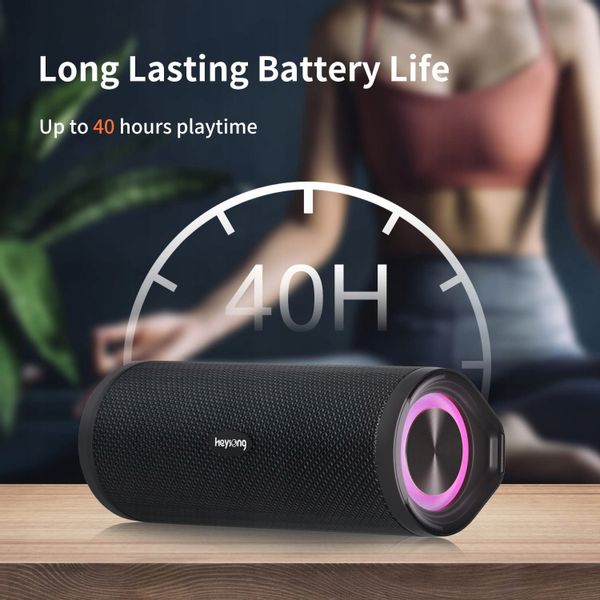 Głośnik stereo HEYSONG REVERB Bluetooth IPX7 360° zdjęcie 4