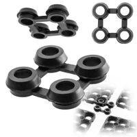 KADAX Łącznik Do Wycieraczek Gumowy Czarny 7x7cm