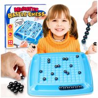MAGNETYCZNA GRA W SZACHY KAMIENIE MAGNETYCZNE GRA EDUKACYJNE ZESTAW 32 Kule