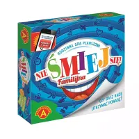 Nie śmiej się! Wersja familijna - zabawna gra planszowa dla dzieci rodzinna