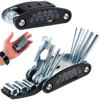 nn19 zestaw kluczy narzędzi rowerowych multitool 16w1 imbusy