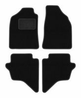 Dywaniki welurowe LUX Mazda BT-50 2007-2012 pickup czarne