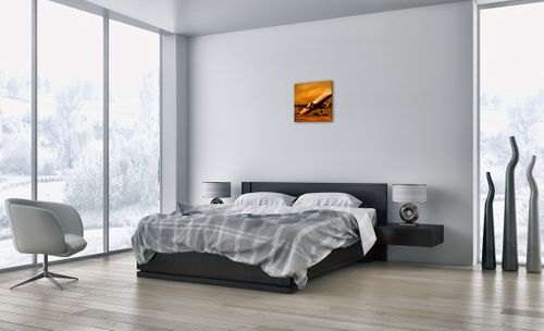 Obraz Na Płótnie - Samolot Start - 40X40 Cm - Ac40X40-0368 na Arena.pl