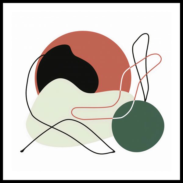 Plakat 80x80cm Płaszczyzny zdjęcie 3