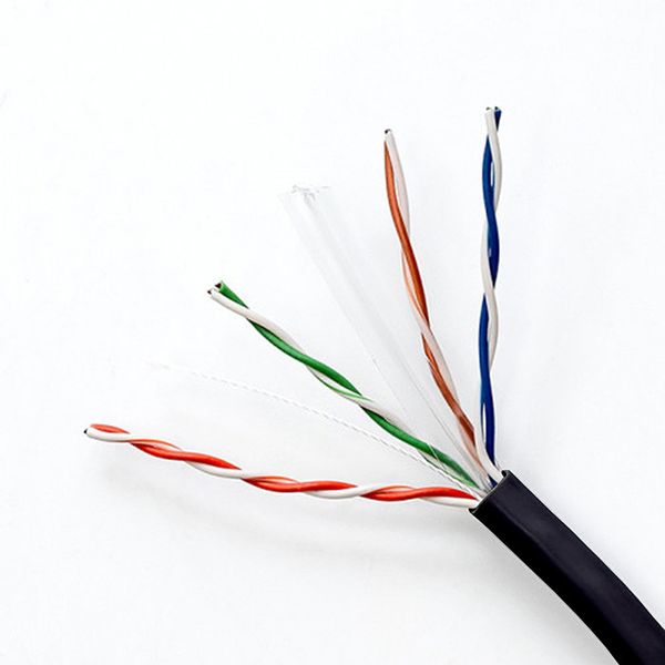 Qoltec Patchcord UTP CAT6 100m 1Gb/s Czarny zdjęcie 3