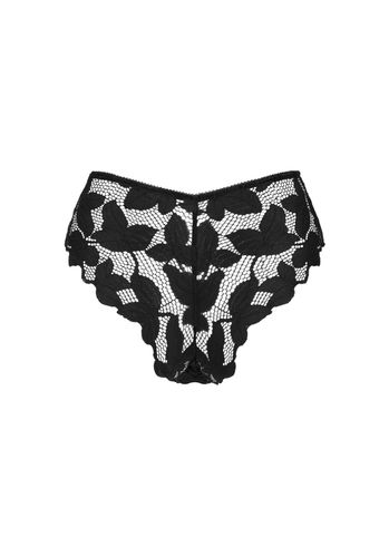 figi w kwiatowy koronkowy wzór. bielizna editya xs/s od marki obsessive. na Arena.pl