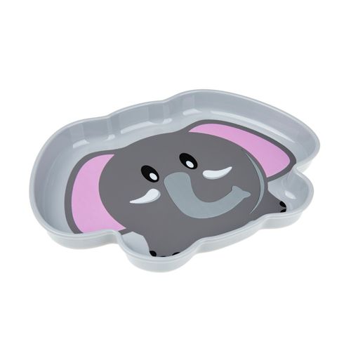 Akuku duży talerzyk do nauki samodzielnego jedzenia SŁOŃ na Arena.pl