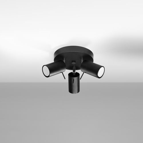 Plafon RING 3P czarny na Arena.pl