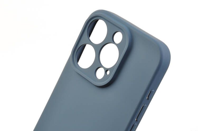 Etui silikonowe Tint do Apple iPhone 15 Pro granatowy zdjęcie 4