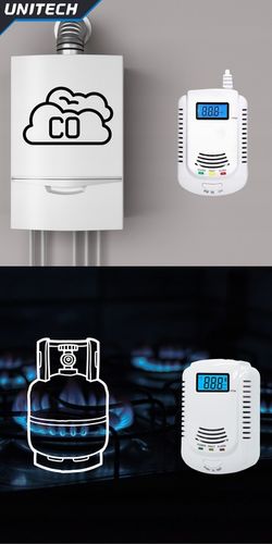 CERTYFIKOWANY CZUJNIK CZADU GAZU TLENKU WĘGLA PPM WYKRYWA CO ALARM na Arena.pl