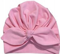 JESIEŃ CIEPŁA CZAPKA TURBAN r.46-50 1-3lata+GRATIS
