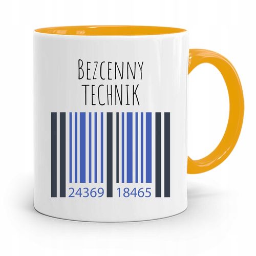 Dla Technika Kubek Żółty Prezent Z Nadrukiem Ze Zdjęciem na Arena.pl