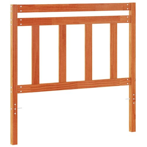 Wezgłowie do łóżka, woskowy brąz, 100 cm, lite drewno sosnowe na Arena.pl