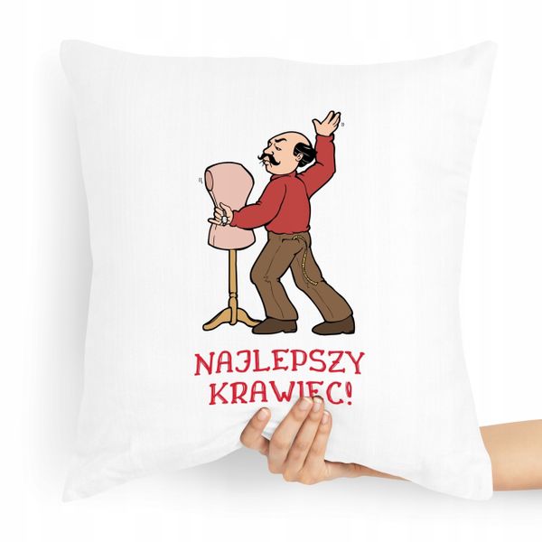 Poduszka Dla Krawcowej Krawca Najlepszy Krawiec Z Nadrukiem Ze Zdjęciem zdjęcie 1