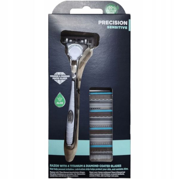 Zestaw WILKINSON Quattro Essential 4 Precision Sensitive 5x Wkłady + zdjęcie 2