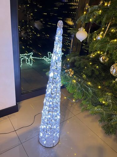 Stożek akrylowy Led kryształki 60 cm na Arena.pl
