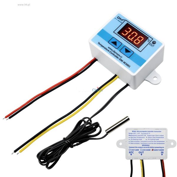 Cyfrowy regulator temperatury XH-3001 12V zdjęcie 1