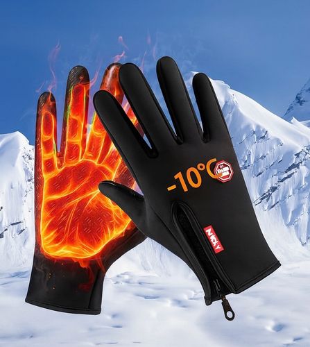 Rękawiczki termiczne ocieplane termoaktywne zimowe czarne ciepłe do na Arena.pl