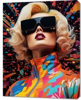 Obraz 70x90cm Retro Futuryzm