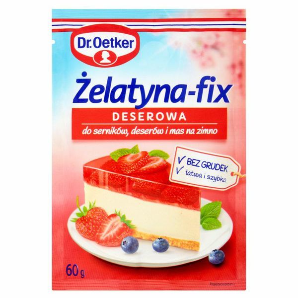 DR OETKER ŻELATYNA FIX DESEROWA 60G zdjęcie 1