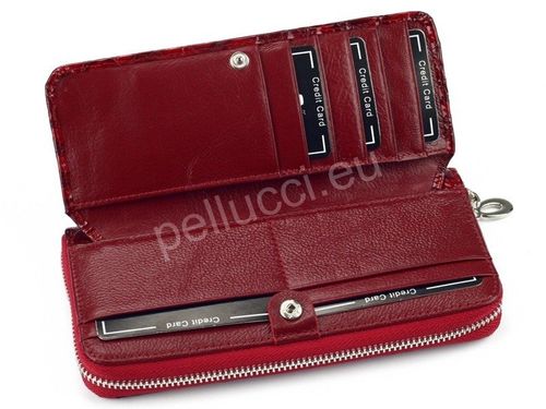 Portfel damski skórzany PELLUCCI FZ-111 Popiel na Arena.pl