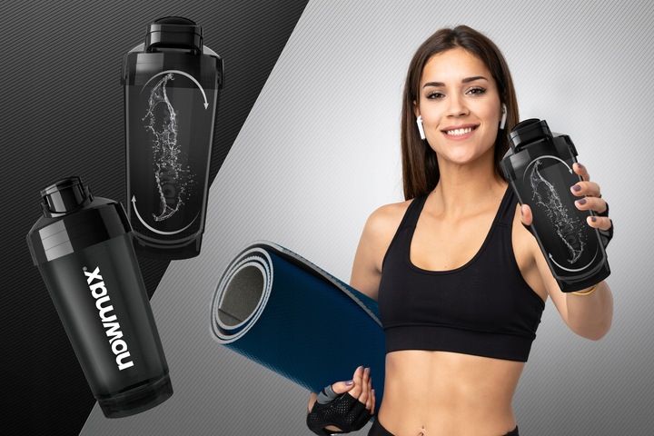 nowmax SHAKER SZCZELNY DO ODŻYWEK SOLIDNY 700 ml zdjęcie 8