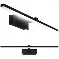 Kinkiet LED łazienkowy 60cm LAMPA nad lustro SZAFKĘ do ŁAZIENKI 12W czarna