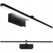 Kinkiet LED łazienkowy 60cm LAMPA nad lustro SZAFKĘ do ŁAZIENKI 12W czarna