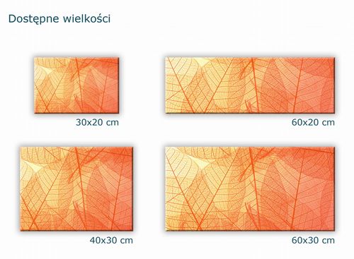 SZKLANA DESKA KUCHENNA 60x20 390c Jesienne liście na Arena.pl