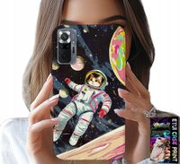 ETUI DO XIAOMI NOTE 10 PRO - KOCI ASTRONAUTA KOT KOSMOS OBUDOWA CASE