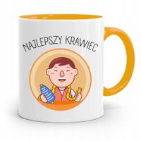 Kubek Żółty Dla Krawca Najlepszy Krawiec Prezent Z Nadrukiem Ze Zdjęciem