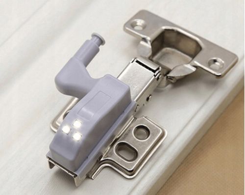 10x LAMPKA LAMPKI DO SZAFKI SZAFY NA ZAWIAS ZAWIASY DRZWI 3LED + na Arena.pl