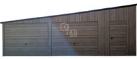 Garaż blaszany 8x6m 2x brama  okno drzwi drewnopododobny TKD359