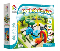 SMART GAMES PARK SAFARI JR (PL) IUVI GAMES GRA LOGICZNA PLANSZOWA 1 GRACZ