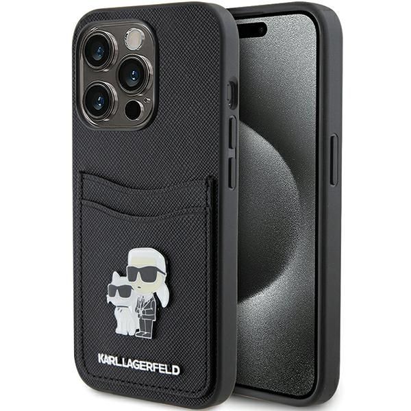 Etui Karl Lagerfeld do iPhone 15 Pro, Czarny zdjęcie 1