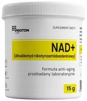 NAD+ 99% czysty proszek Dinukleotyd PODJĘZYKOWY, metabolit NMN, NIAGEN 15 g