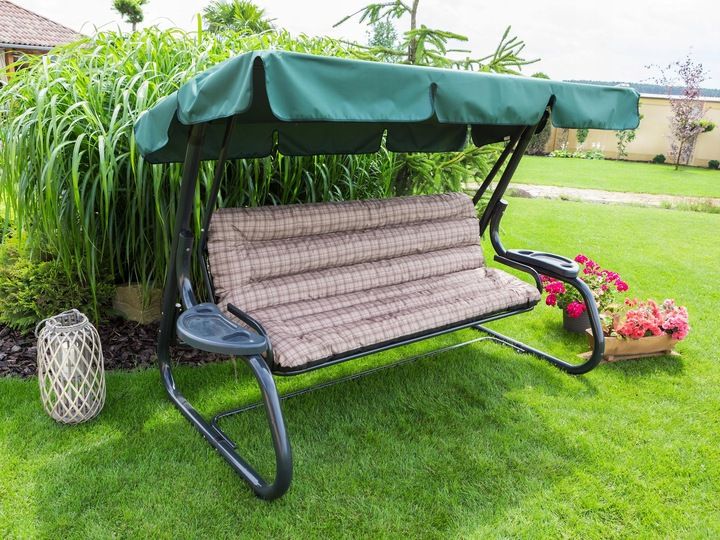 PODUSZKA na Huśtawkę lub Ławkę Ogrodową, Gruba Wodoodporna Poducha 180 cm zdjęcie 2