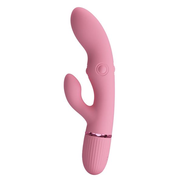Pretty Love Zach Four-Sided Thumping Rabbit Vibrator – Pink zdjęcie 6