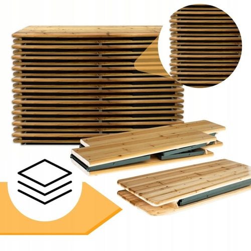 zestaw biesiadny 220cm drewniany skladany stol i ławki Komplet Piwny Barowy na Arena.pl