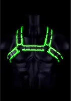 ouch! glow in the dark szelki z klamrą l/xl fluorescencyjne