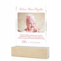 STATUETKA ZE ZDJĘCIEM podziękowanie prezent dla matki chrzestnej