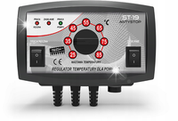 STEROWNIK REGULATOR DO JEDNEJ POMPY CO ANTYSTOP CZUJNIK TEMP ST-19 TECH